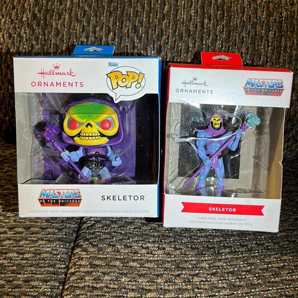 New Hallmark Skeletor ornaments Masters of the Universe.